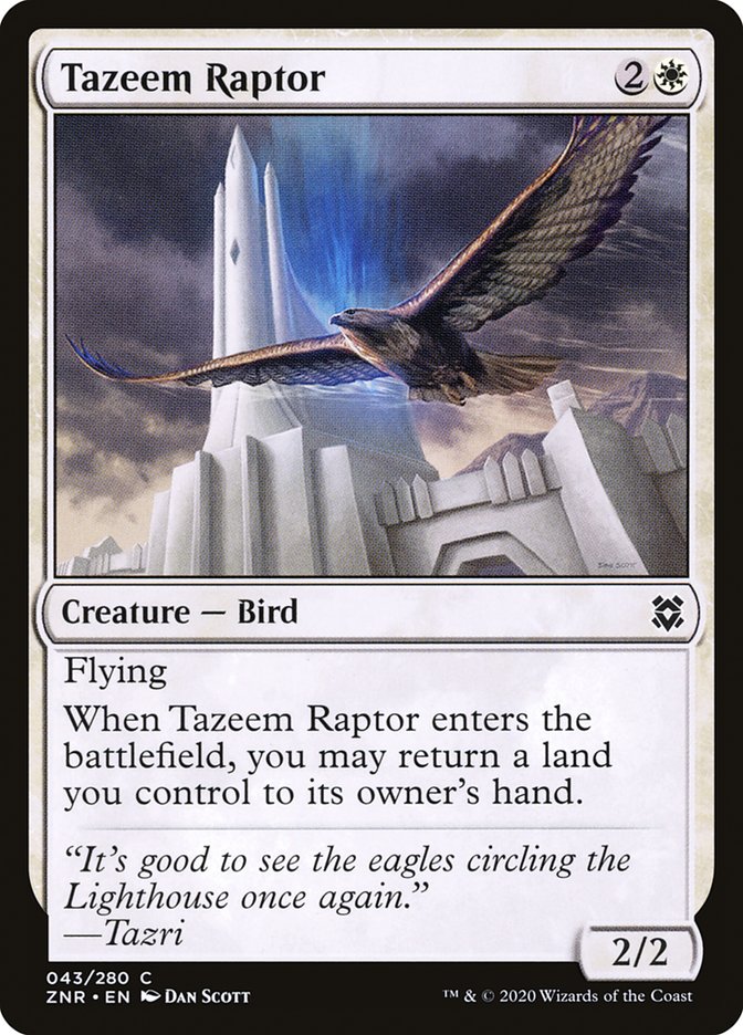 Tazeem Raptor [Zendikar Rising] | Magic Magpie