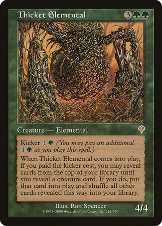 Thicket Elemental [Invasion] | Magic Magpie