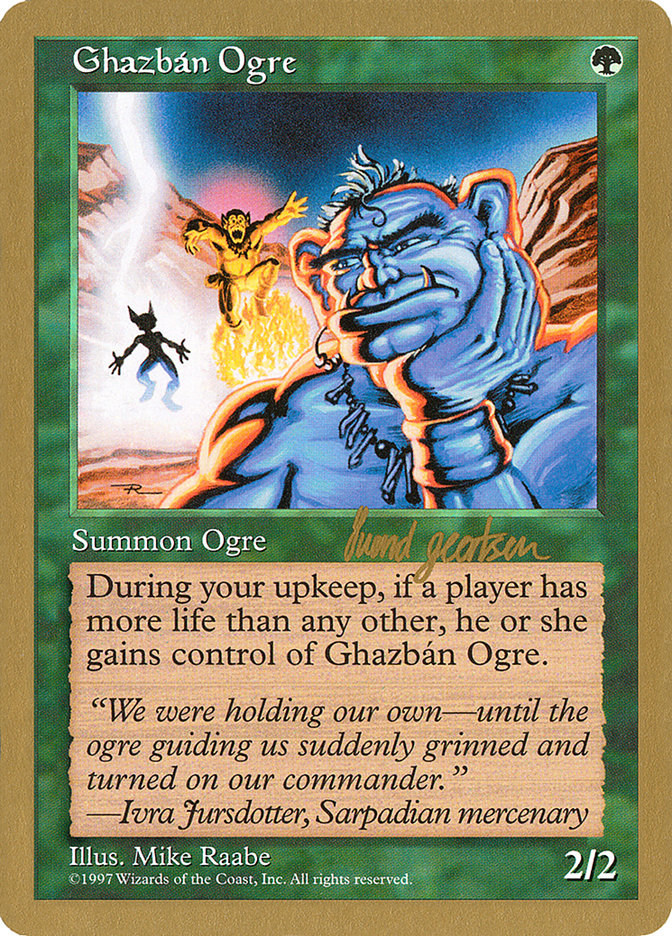 Ghazbán Ogre (Svend Geertsen) [World Championship Decks 1997] | Magic Magpie