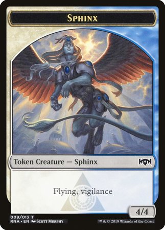 Sphinx Token [Ravnica Allegiance Tokens] | Magic Magpie