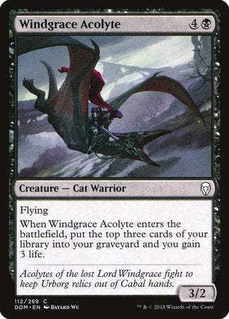 Windgrace Acolyte [Dominaria] | Magic Magpie