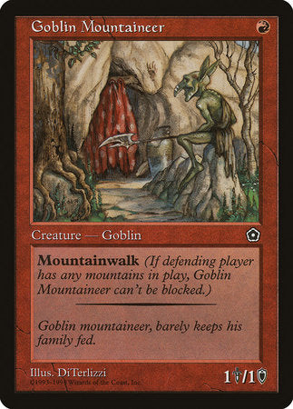 Goblin Mountaineer [Portal Second Age] | Magic Magpie