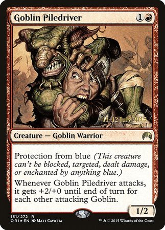 Goblin Piledriver [Magic Origins Promos] | Magic Magpie