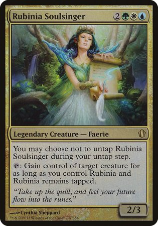 Rubinia Soulsinger (Commander 2013) [Commander 2013 Oversized] | Magic Magpie