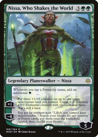 Nissa, Who Shakes the World [War of the Spark] | Magic Magpie