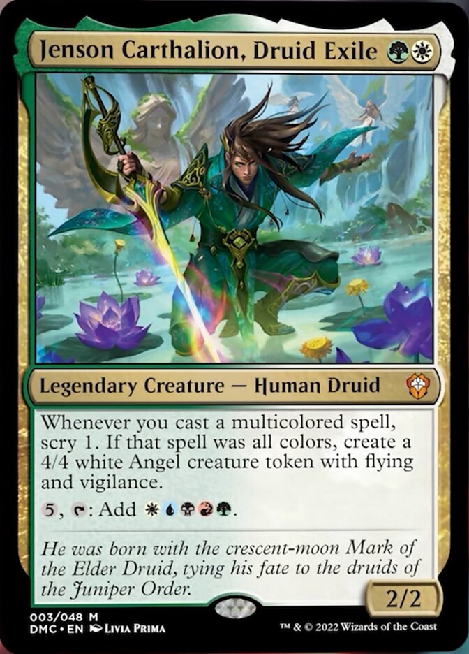 Jenson Carthalion, Druid Exile [Dominaria United Commander] | Magic Magpie