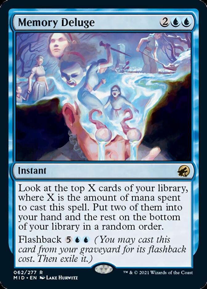 Memory Deluge [Innistrad: Midnight Hunt] | Magic Magpie