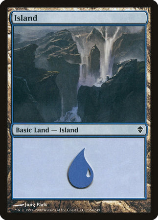 Island (235a) [Zendikar] | Magic Magpie