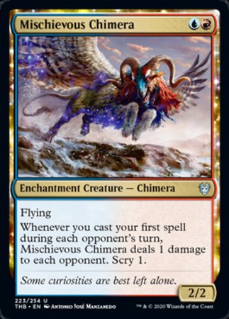 Mischievous Chimera [Theros Beyond Death] | Magic Magpie