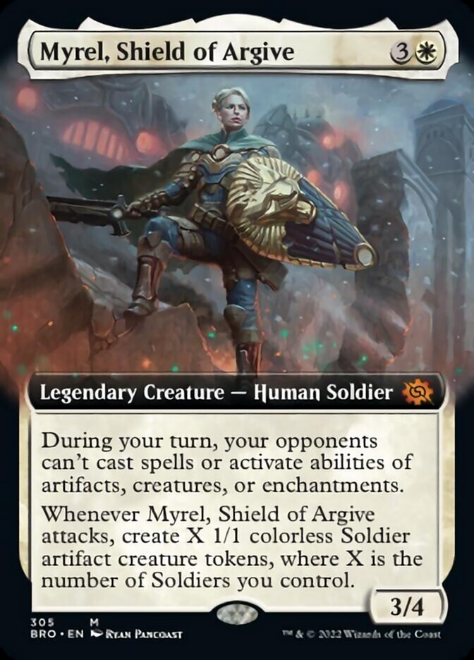 Myrel, Shield of Argive (Extended Art) [The Brothers' War] | Magic Magpie