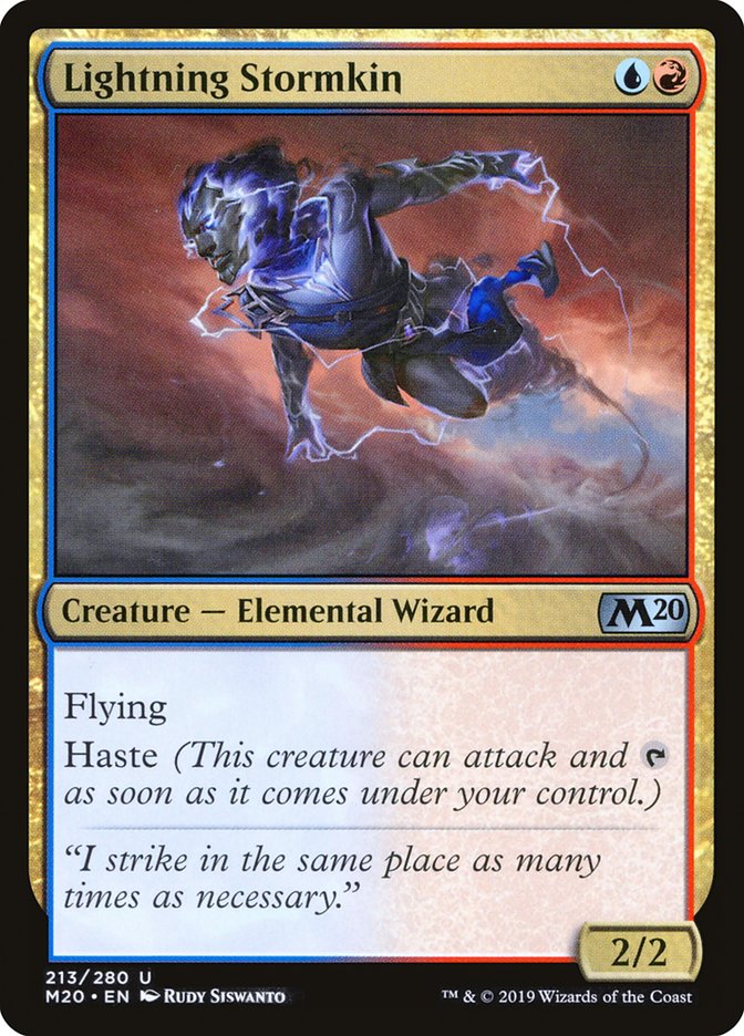 Lightning Stormkin [Core Set 2020] | Magic Magpie
