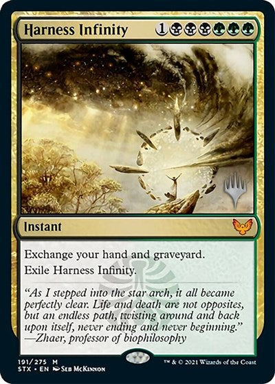 Harness Infinity (Promo Pack) [Strixhaven: School of Mages Promos] | Magic Magpie