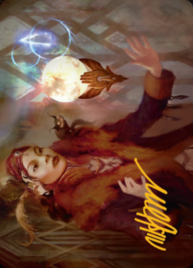 Misfortune Teller Art Card (Gold-Stamped Signature) [Streets of New Capenna Art Series] | Magic Magpie