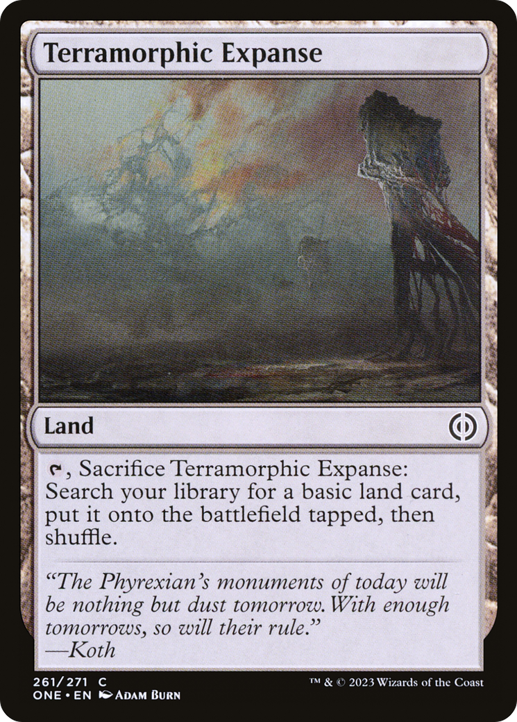 Terramorphic Expanse [Phyrexia: All Will Be One] | Magic Magpie