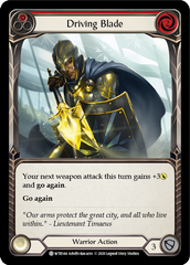 Driving Blade (Red) [U-WTR144] (Welcome to Rathe Unlimited)  Unlimited Rainbow Foil | Magic Magpie
