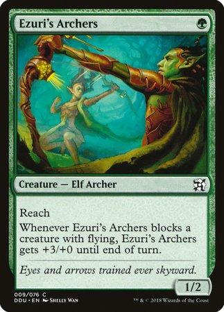 Ezuri's Archers [Duel Decks: Elves vs. Inventors] | Magic Magpie