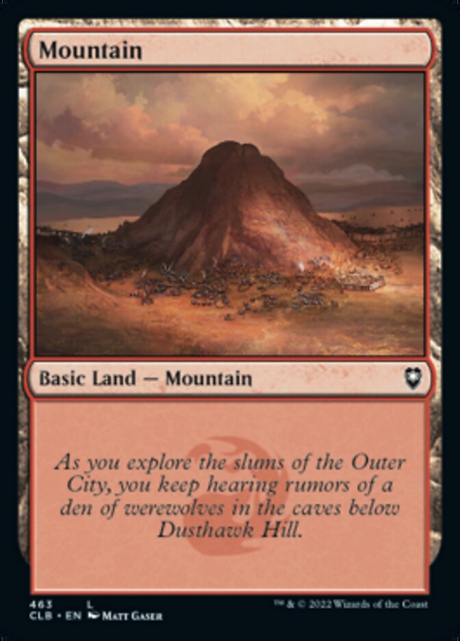 Mountain (463) [Commander Legends: Battle for Baldur's Gate] | Magic Magpie