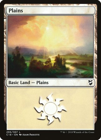 Plains (295) [Commander 2018] | Magic Magpie