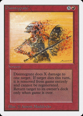 Disintegrate [Unlimited Edition] | Magic Magpie