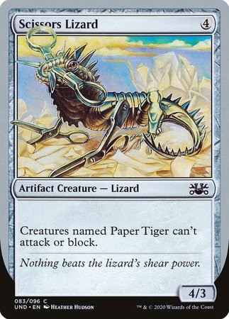 Scissors Lizard [Unsanctioned] | Magic Magpie