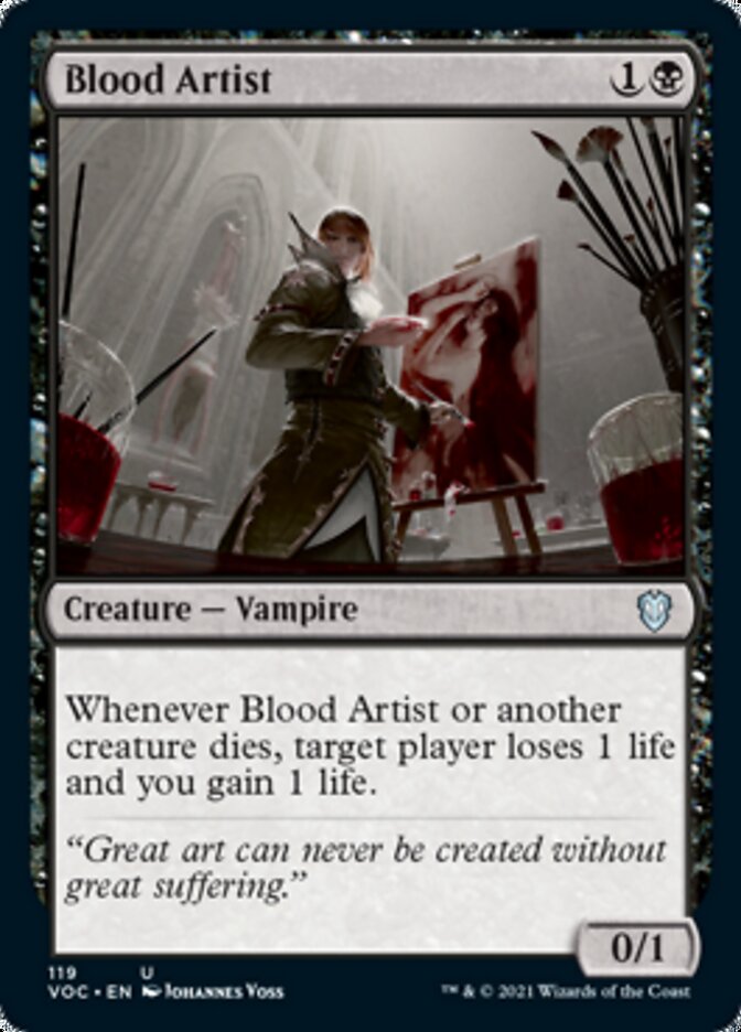 Blood Artist [Innistrad: Crimson Vow Commander] | Magic Magpie