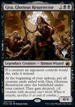 Gisa, Glorious Resurrector (Promo Pack) [Innistrad: Midnight Hunt Promos] | Magic Magpie