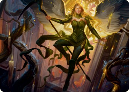 Sigarda, Champion of Light Art Card [Innistrad: Midnight Hunt Art Series] | Magic Magpie