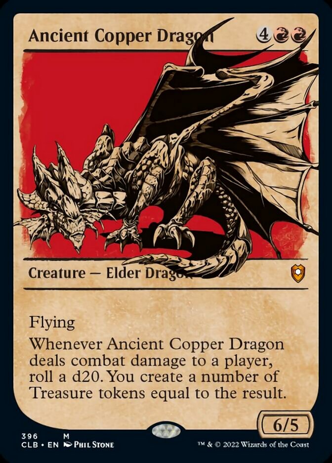 Ancient Copper Dragon (Showcase) [Commander Legends: Battle for Baldur's Gate] | Magic Magpie