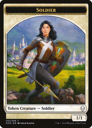 Soldier Token [Dominaria Tokens] | Magic Magpie