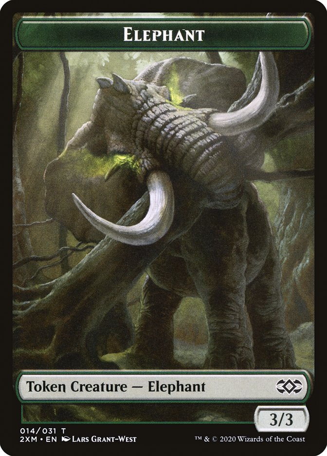 Elephant Token [Double Masters] | Magic Magpie