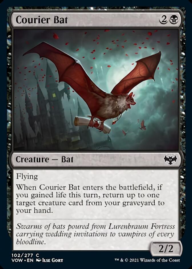 Courier Bat [Innistrad: Crimson Vow] | Magic Magpie