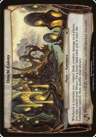 Orochi Colony (Planechase Anthology) [Planechase Anthology Planes] | Magic Magpie