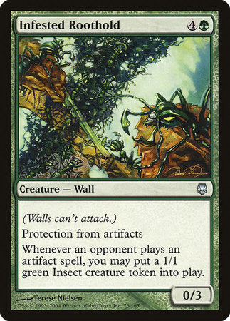 Infested Roothold [Darksteel] | Magic Magpie