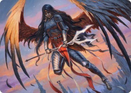 Liesa, Forgotten Archangel Art Card [Innistrad: Midnight Hunt Art Series] | Magic Magpie