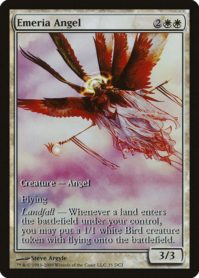Emeria Angel (Game Day) (Extended) [Zendikar Promos] | Magic Magpie