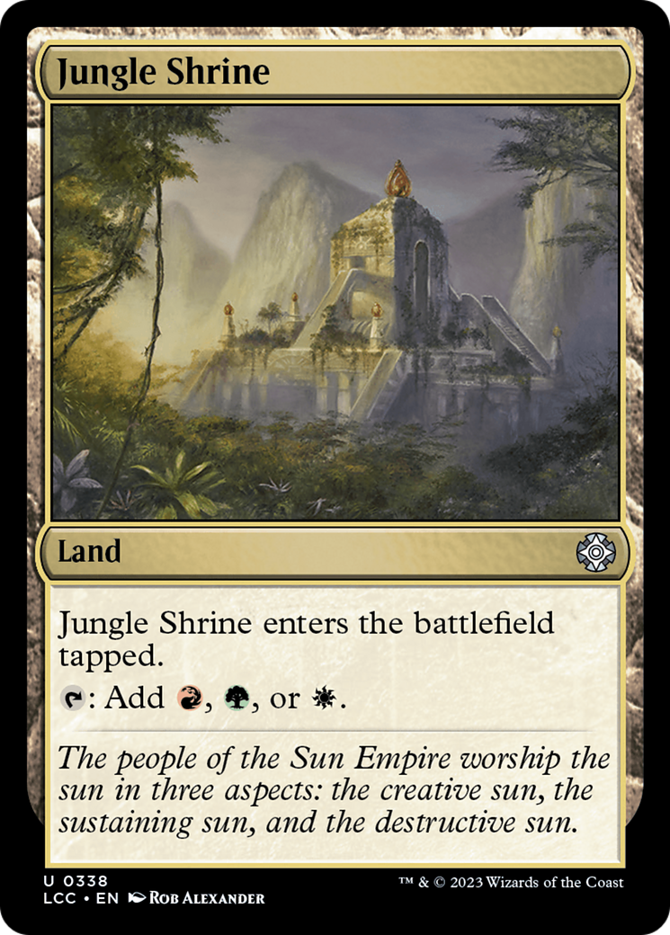 Jungle Shrine [The Lost Caverns of Ixalan Commander] | Magic Magpie