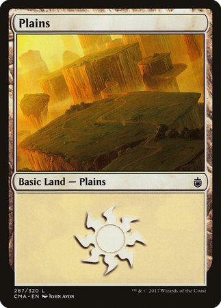 Plains (287) [Commander Anthology] | Magic Magpie