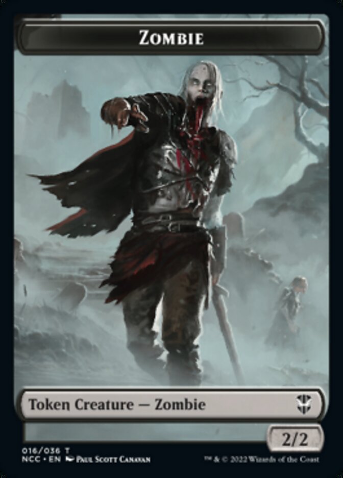 Zombie // Goat Double-sided Token [Streets of New Capenna Commander Tokens] | Magic Magpie