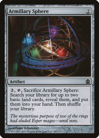 Armillary Sphere [Commander 2011] | Magic Magpie