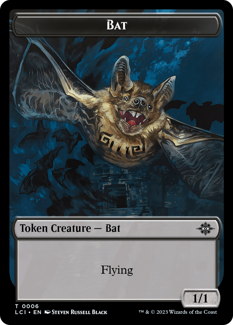 Map // Bat Double-Sided Token [The Lost Caverns of Ixalan Tokens] | Magic Magpie