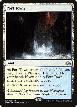 Port Town [Shadows over Innistrad Promos] | Magic Magpie