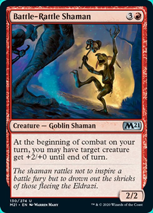 Battle-Rattle Shaman [Core Set 2021] | Magic Magpie