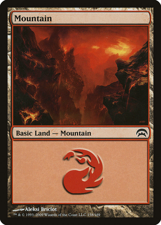 Mountain (158) [Planechase] | Magic Magpie