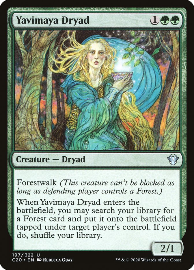 Yavimaya Dryad [Commander 2020] | Magic Magpie