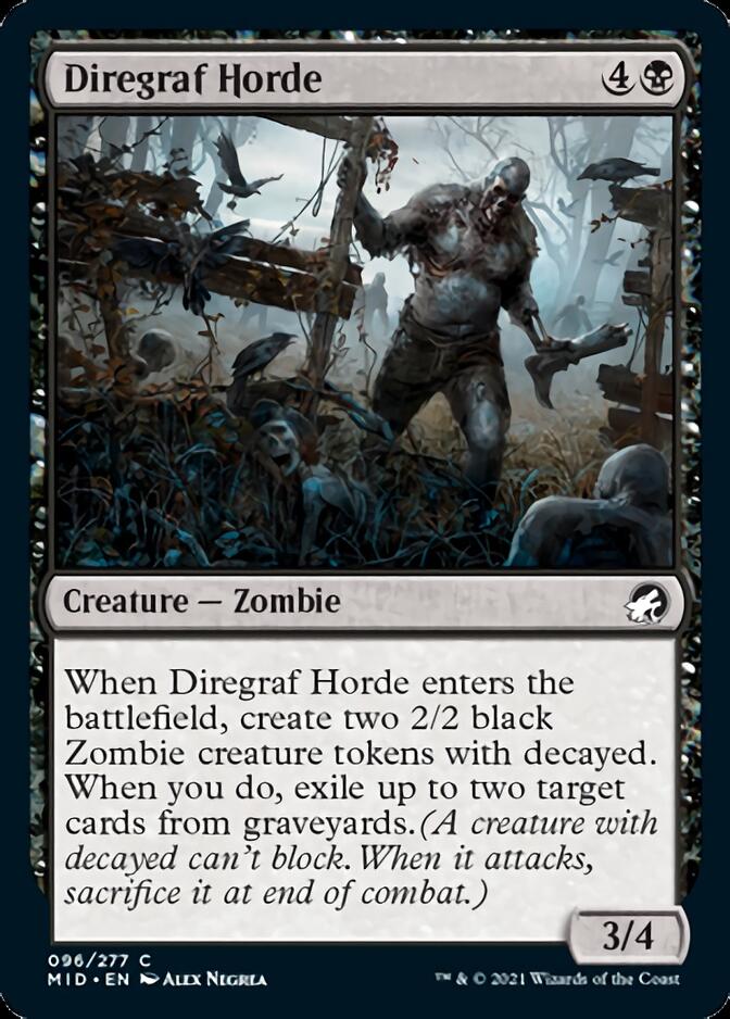 Diregraf Horde [Innistrad: Midnight Hunt] | Magic Magpie