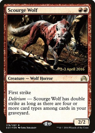 Scourge Wolf [Shadows over Innistrad Promos] | Magic Magpie