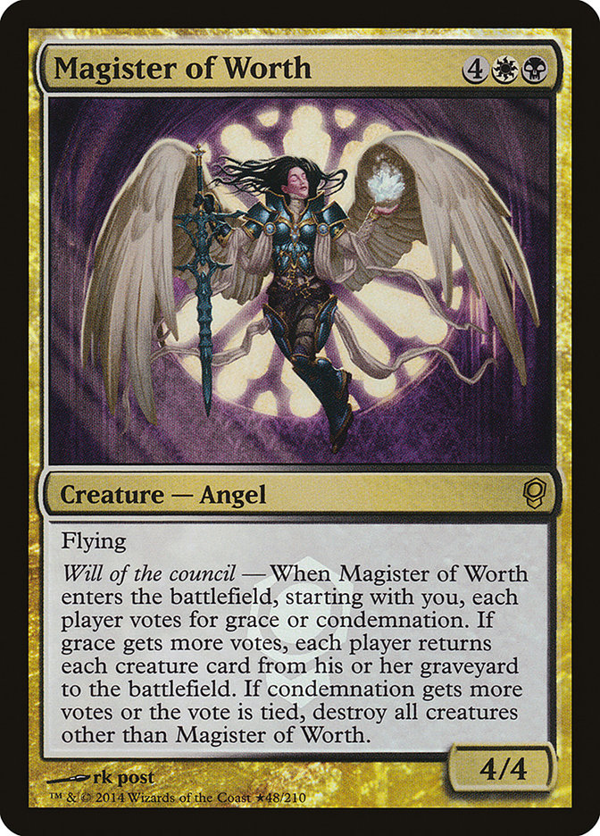 Magister of Worth (Launch) [Conspiracy Promos] | Magic Magpie