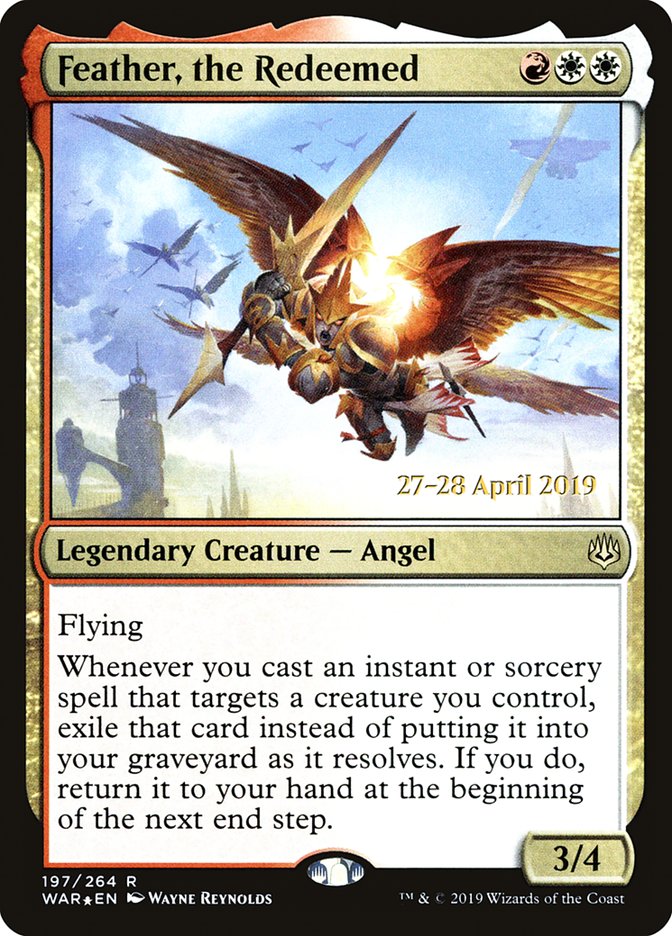 Feather, the Redeemed  [War of the Spark Prerelease Promos] | Magic Magpie