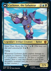 Cyclonus, the Saboteur // Cyclonus, Cybertronian Fighter [Universes Beyond: Transformers] | Magic Magpie