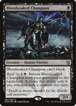 Bloodsoaked Champion [Khans of Tarkir Promos] | Magic Magpie